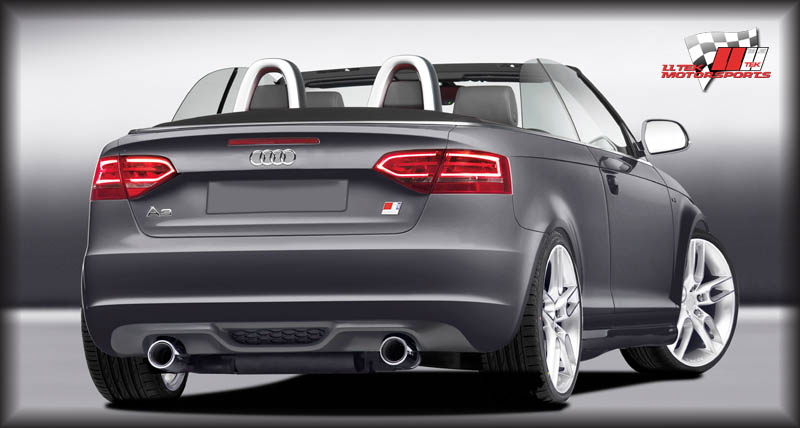 Rear Valence Exhaust option is not compatible with the quattro versions of the facelifted A3