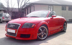 Completed Rieger Bodykit for Audi TT 
