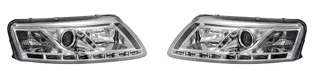 Audi A6 C6 (2005 - 2008) - Full Chrome Headlight