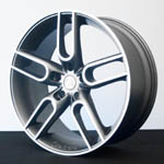 Caractere Wheels for Audi - CW1 Graphite color finish shown
