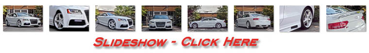 Click and View  slideshow photos of Rieger RS5 bodykit styling conversion of the Audi S5