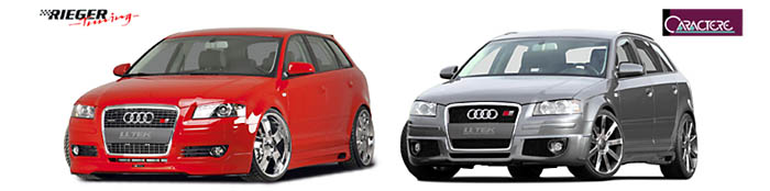 Body Styling and Tuning for Audi's A3 8P