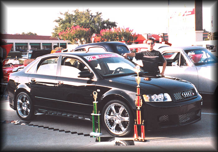 Michael G. shown with his Audi A4 8E "First Place" winning entry - July 2003