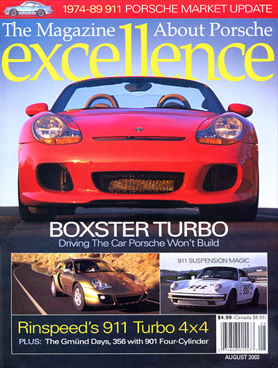 Excellence Magazine Cover - August 2003