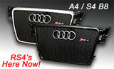 aftermarket grilles for the audi A4 S4 B8