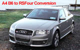 Click and View Details on Audi A4 B6 conversion to RSFour Look