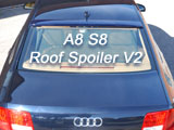 Click and View Audi A8 S8 Roof Spoiler Styling