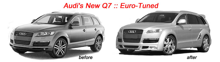 Photo Comparison of Audi Q7 - Before and After