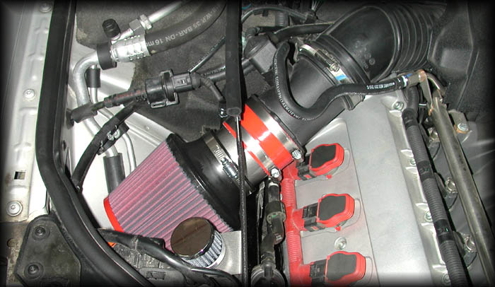 Platinum Series 4.2 Cold Air Induction Kit Installed