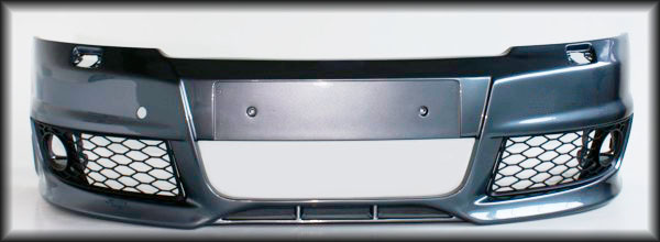 image - RS Four Lite Front Bumper available with or without Parking Distance Control option.