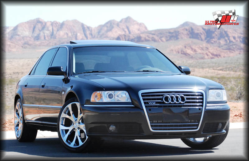 Paul opted for Audi's OEM W12 grill over the OEM S8 or OEM V8 grills