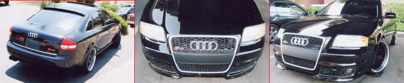 Audi A6 shown with Hofele Conversion Completed