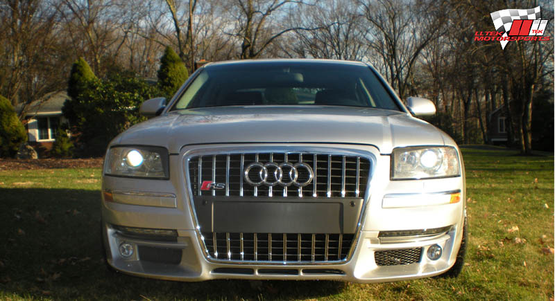 Audi A8 D3 modified with RS Eight Bumper from Hofele