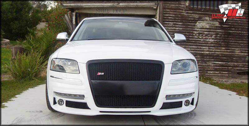 Full front photograph of Audi S8 D3 Modified
