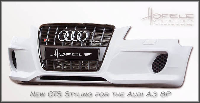 Hofele has released images of new GTS styling for the Audi A3 8P