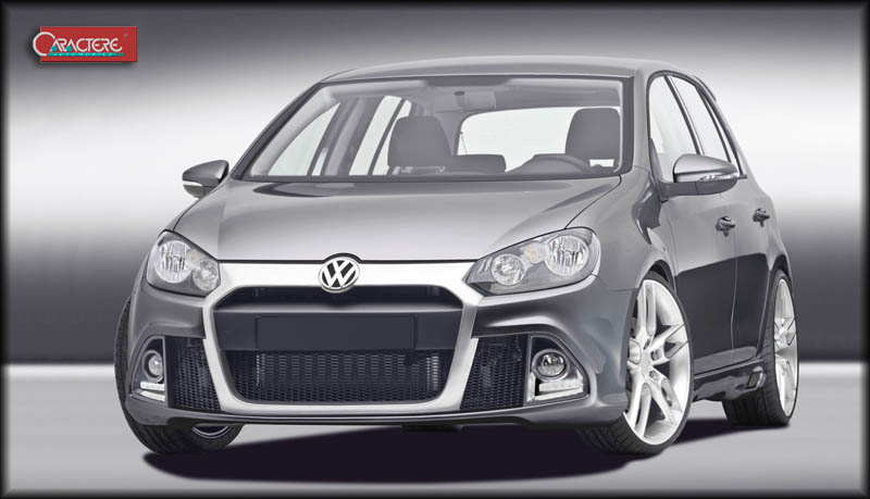 First image release of body kit styling for the VW Golf VI by Caractere