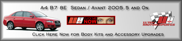 latest body kit styling for the facelifted audi a4 b7 sedan / avant