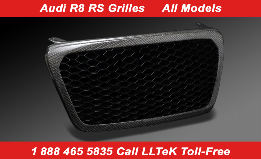 carbon fibre grille for Audi R8