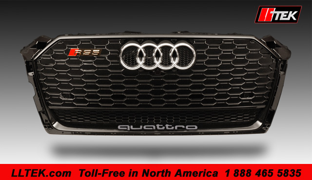 image honecomb grill with badges for audi
