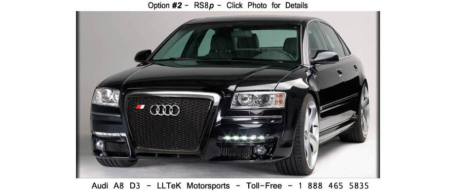 Click and View Body Kit styling for the Audi A8 D3