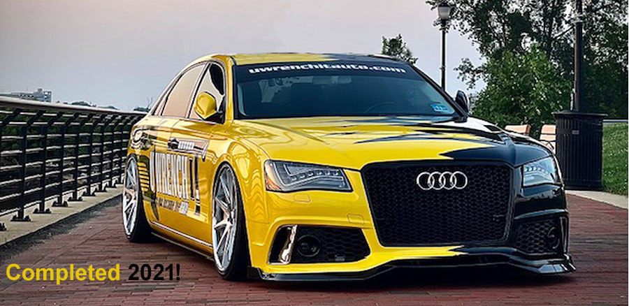 audi a8 d4 facelift RS8 styling