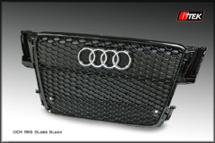 OEM Audi RS5 grille finished in Gloss_Black