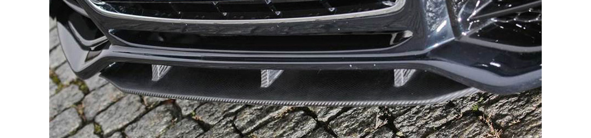 a8 bumper lip in carbon fiber