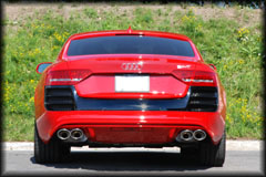 audi hofele V10 look a5 s5 rear_bumper with quad oval tips