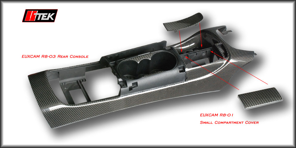 image  - carbon fiber center console rear