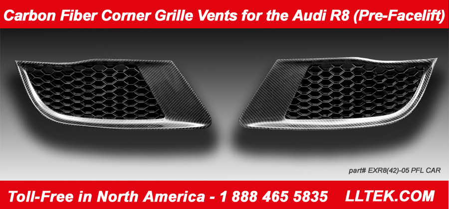 carbon fiber vents for Audi R8