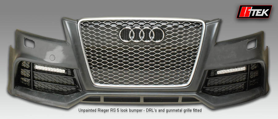 image - unpainted RS bumper for Audi S5 by Rieger