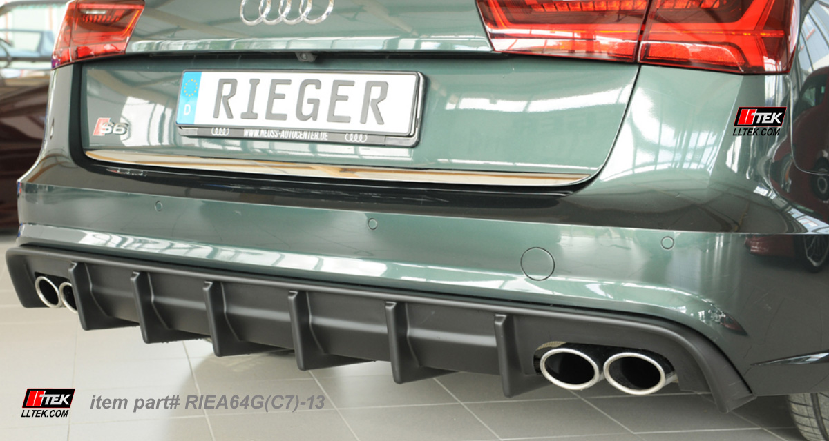 rear diffusor - two sets of twin tips