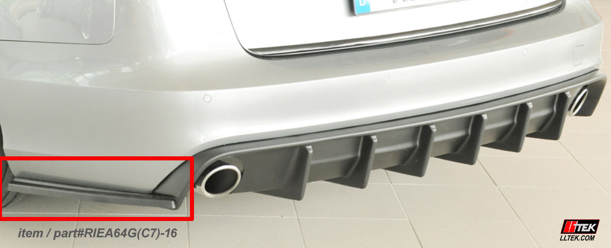 rear skirt extension trim