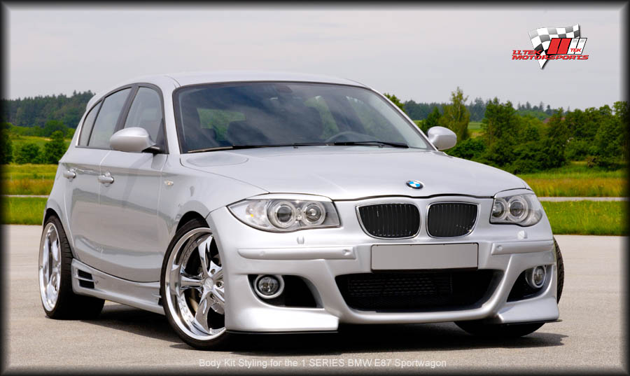 Overall View of Rieger's Body Kit Tuning for the BMW 1 Series E87