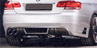 dual exhaust tip configuration