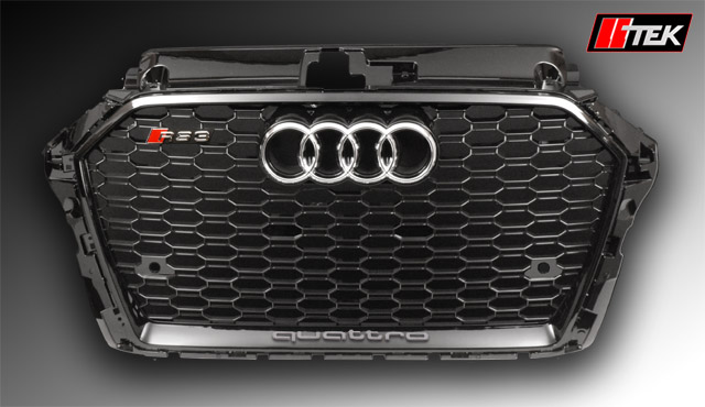 black mesh silver frame a5 s5 grille