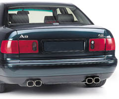 Quad Tip Exhaust Kit for Pre-facelift Audi A8 D2