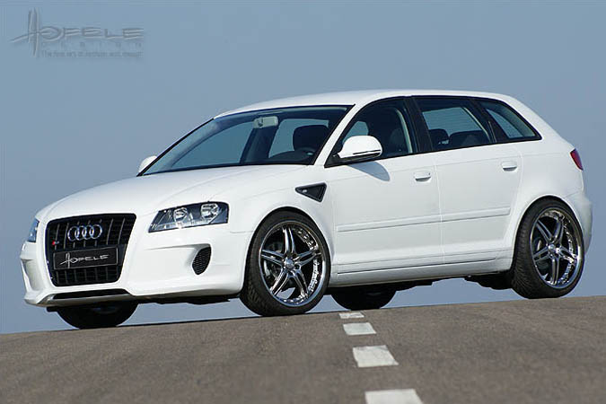 Image - Overall street view of body kit styling of Audi A3 8P by Hofele