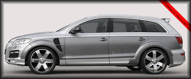 full profile of Audi Q7 modified by Hofele
