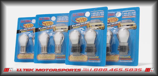 S-Yo turn signal bulbs create the European clear corner look but flash yellow/orange