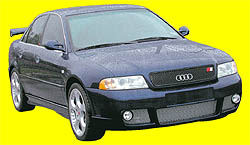 Click and View Enlarged Version of the RS4 Look with HID Xenons Installed - Painted Mesh Option 