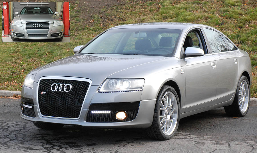 Image - before and after body kit conversion of Audi A6