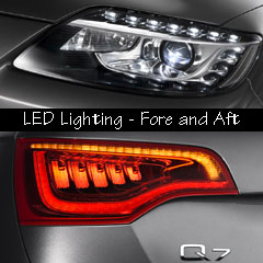 Audi signature LED lighting