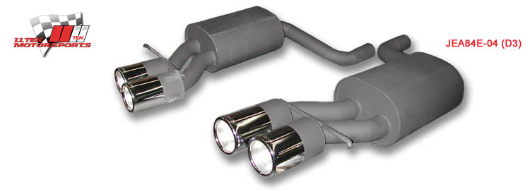 4.2 liter Sports Muffler with Quad Ports and Tips