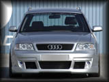 Full Face View of Rieger Bumper for the Audi A6 4B