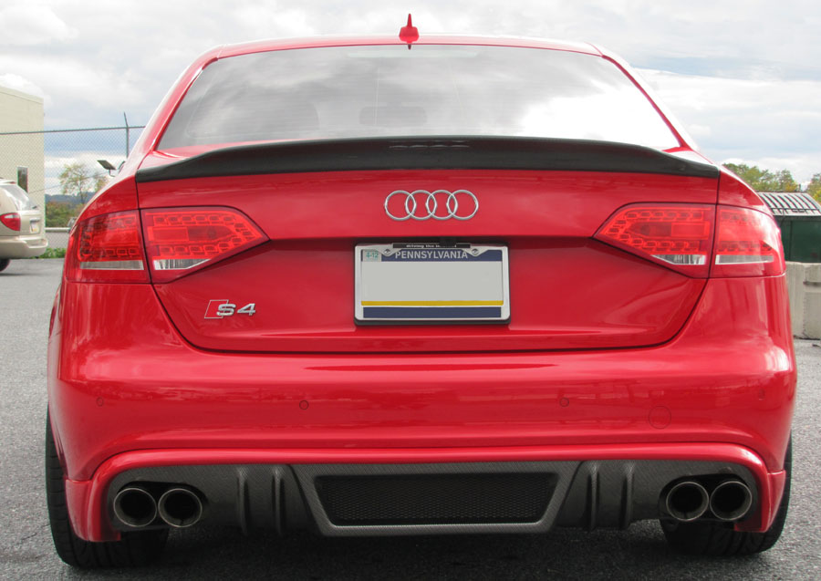 image - rieger carbon look valence on Audi S4 B8