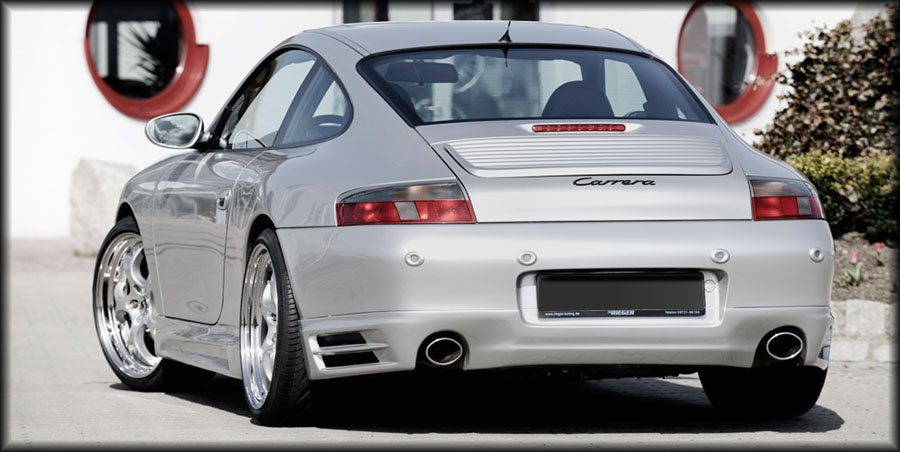  Image - Rear perspective - 996 styling by Rieger