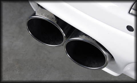 image: 957 CAYENNE Double Oval Exhaust Tips