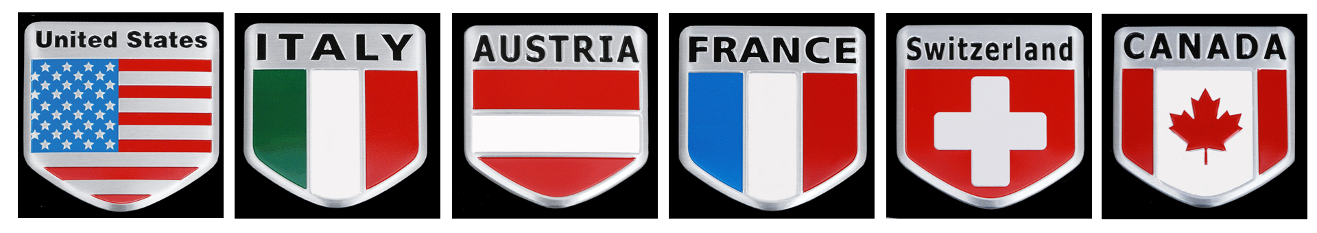 country flag badges
