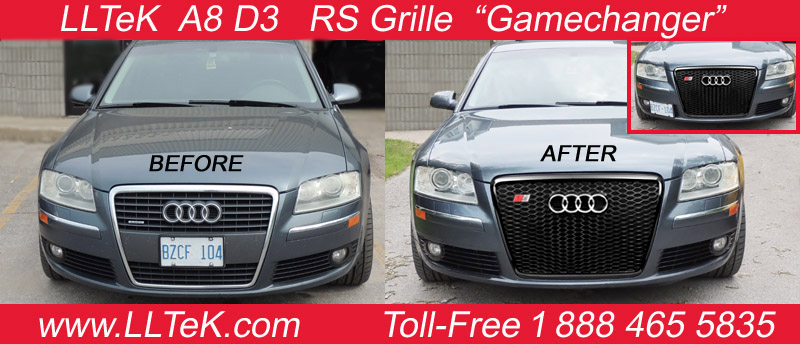 rs grille - before & after